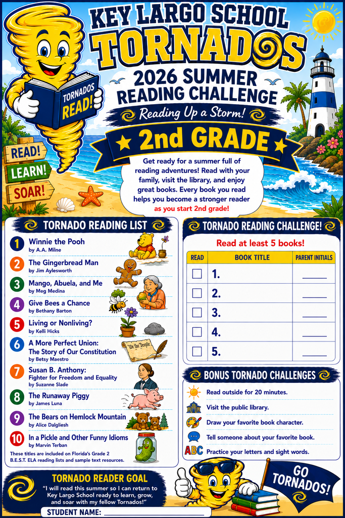 2nd  Grade Summer Reading 