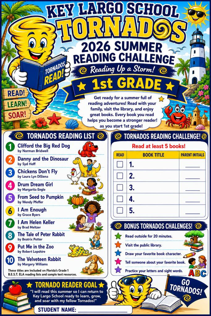 1st  Grade Summer Reading 