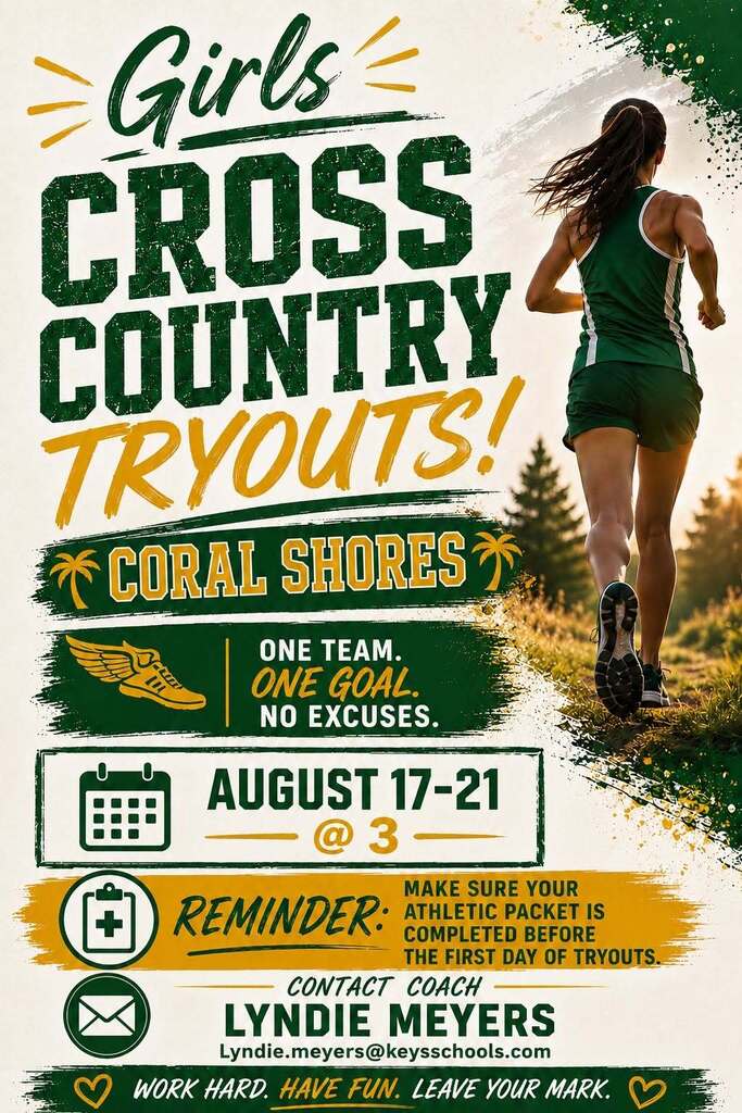 Tryouts for Girls Cross Country