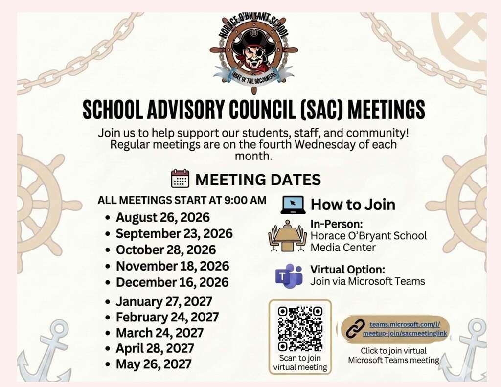 SAC Meetings 2026-27