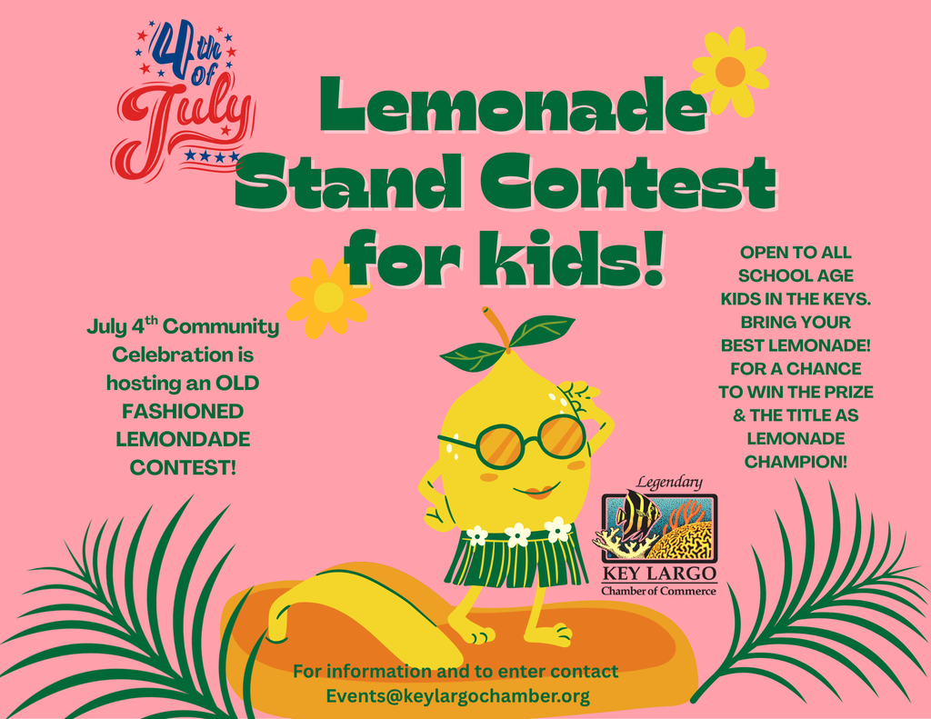 Lemonade stand contest for kids flyer