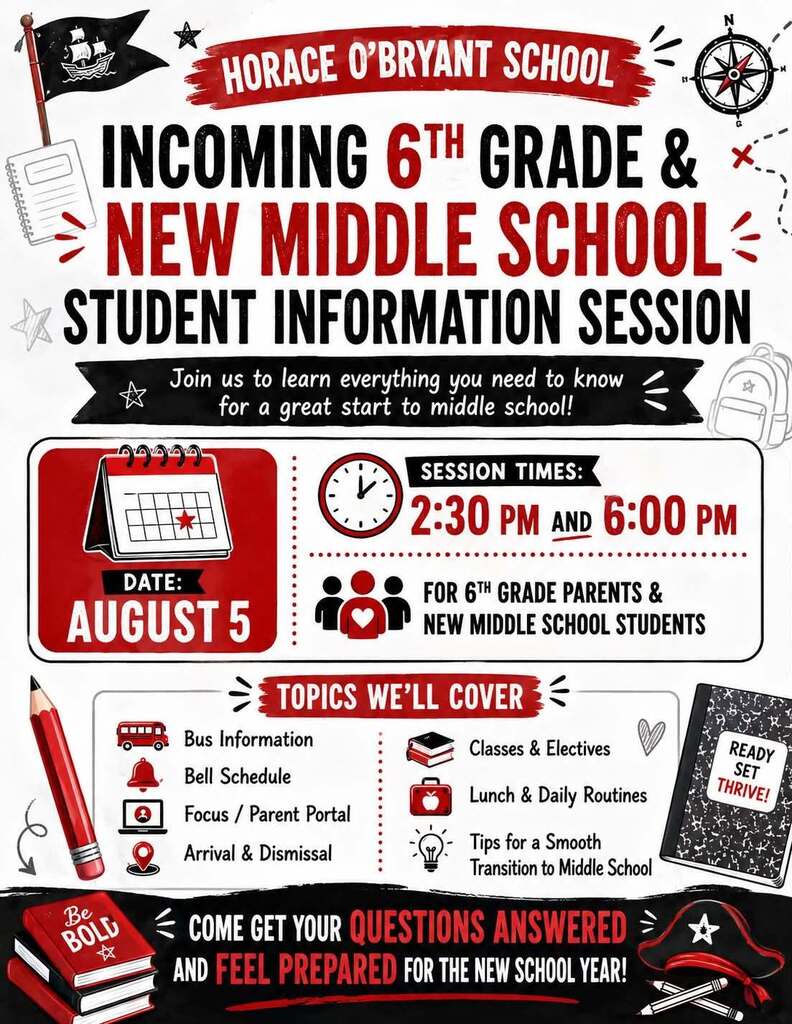Incoming middle school student information session