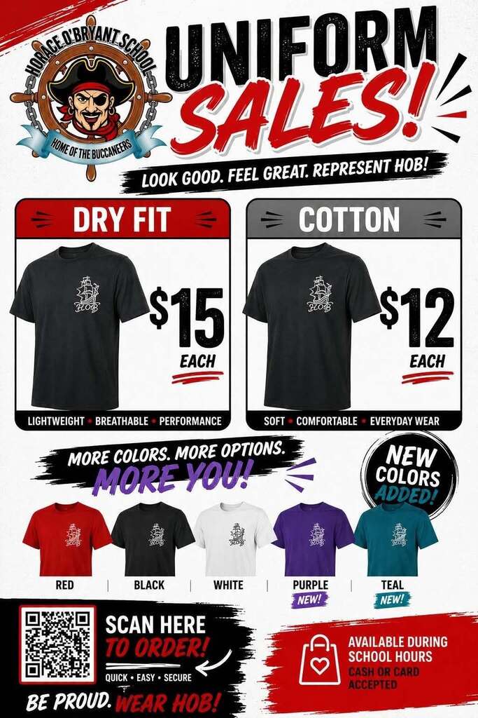 Uniform Sales at HOB