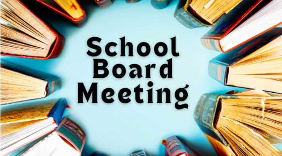 school board meeting graphic