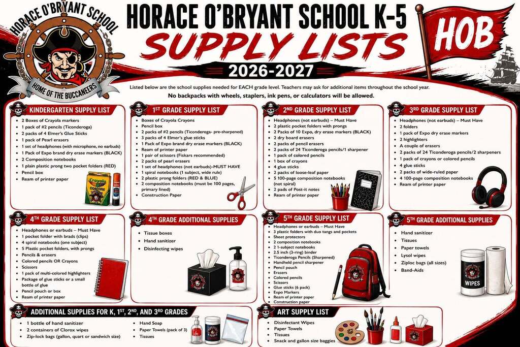 School Supply Lists