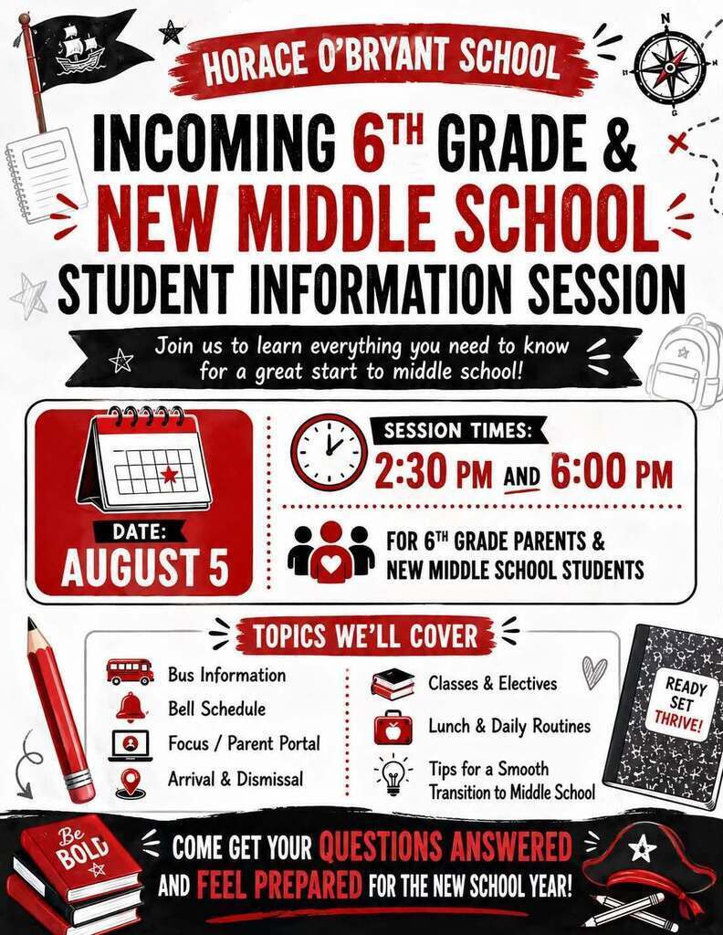 Incoming middle school student information session