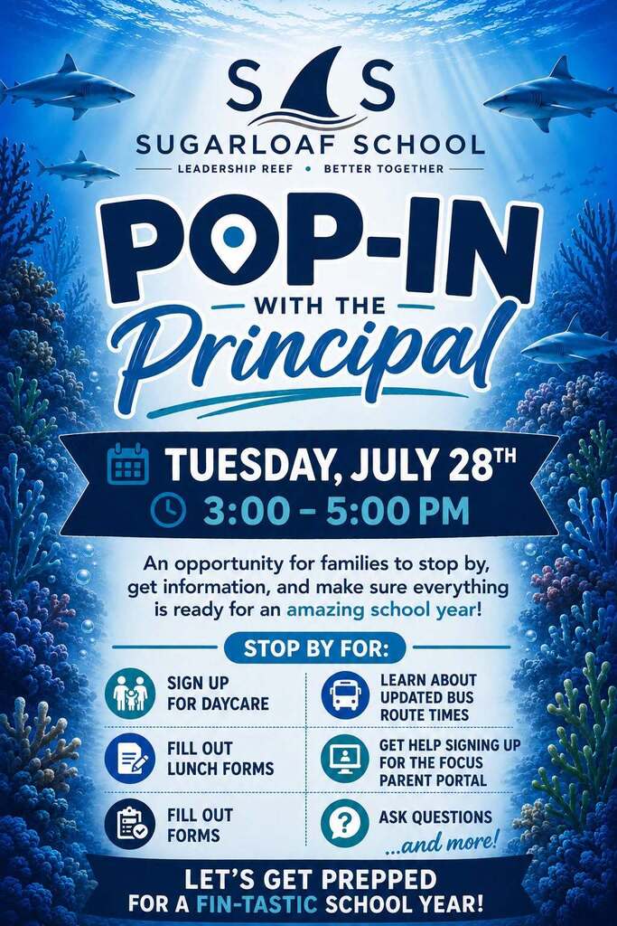 Pop in with the principal