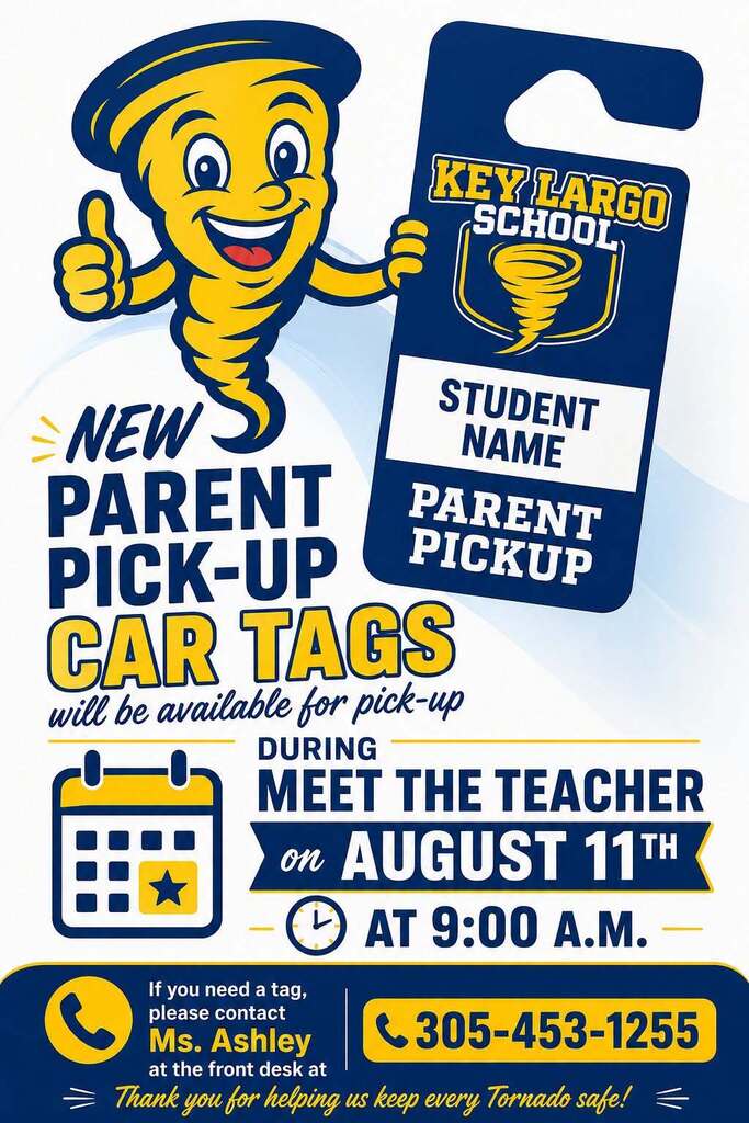 Parent Pickup Car Tags