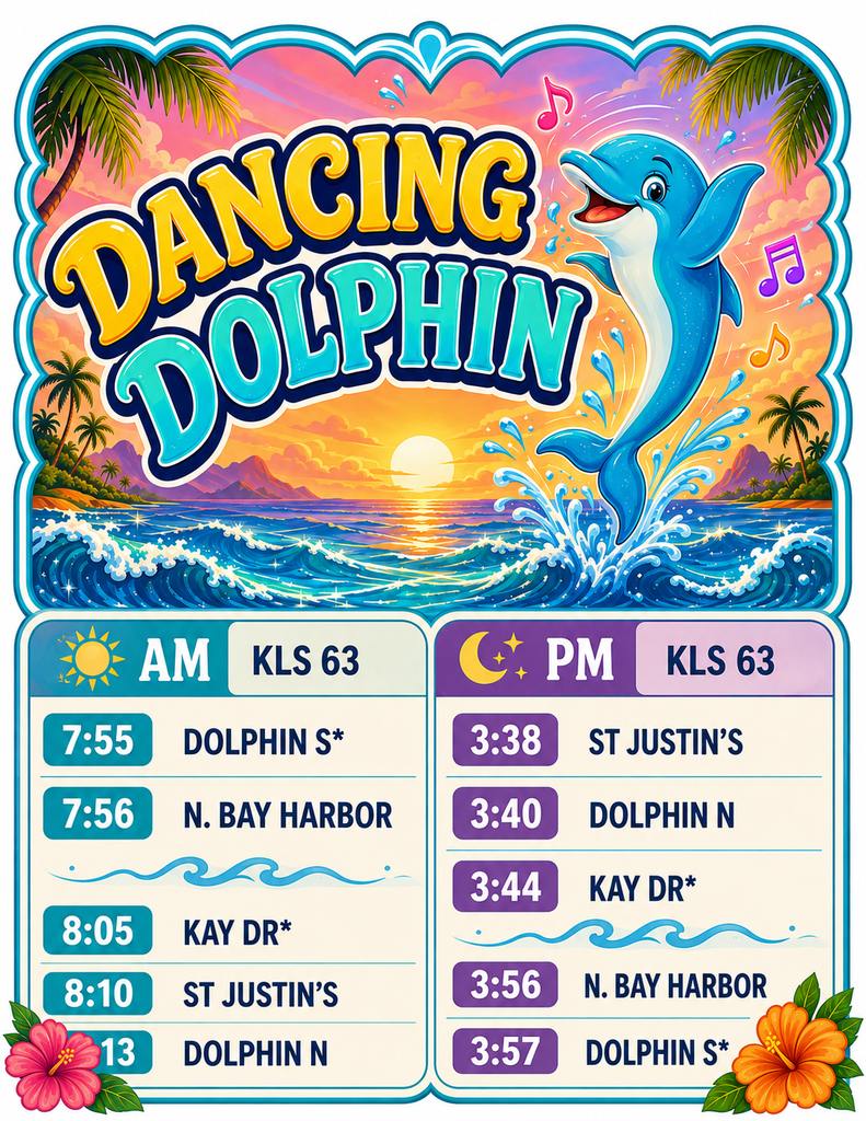 Dancing dolphin