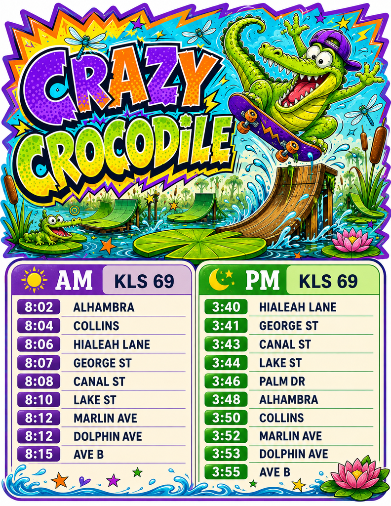 crazy crocodile