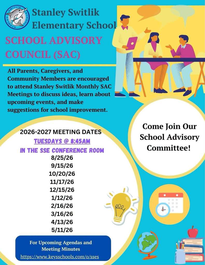 SAC Meeting Dates - English