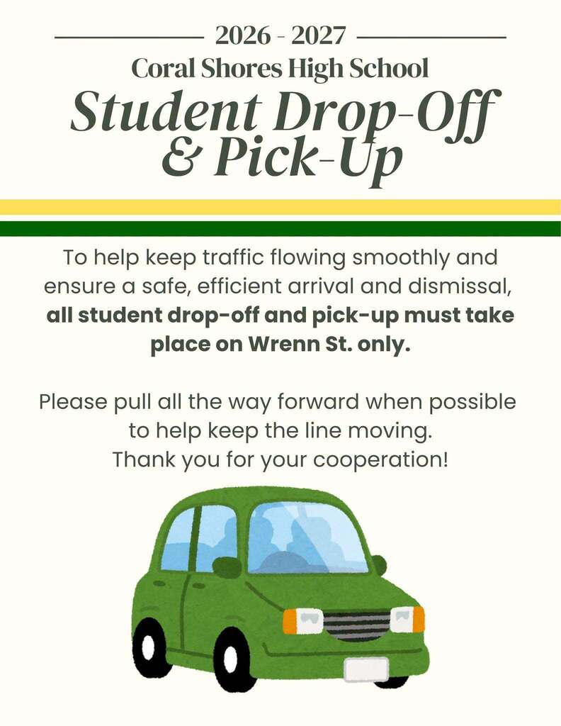 Drop off and pickup procedures