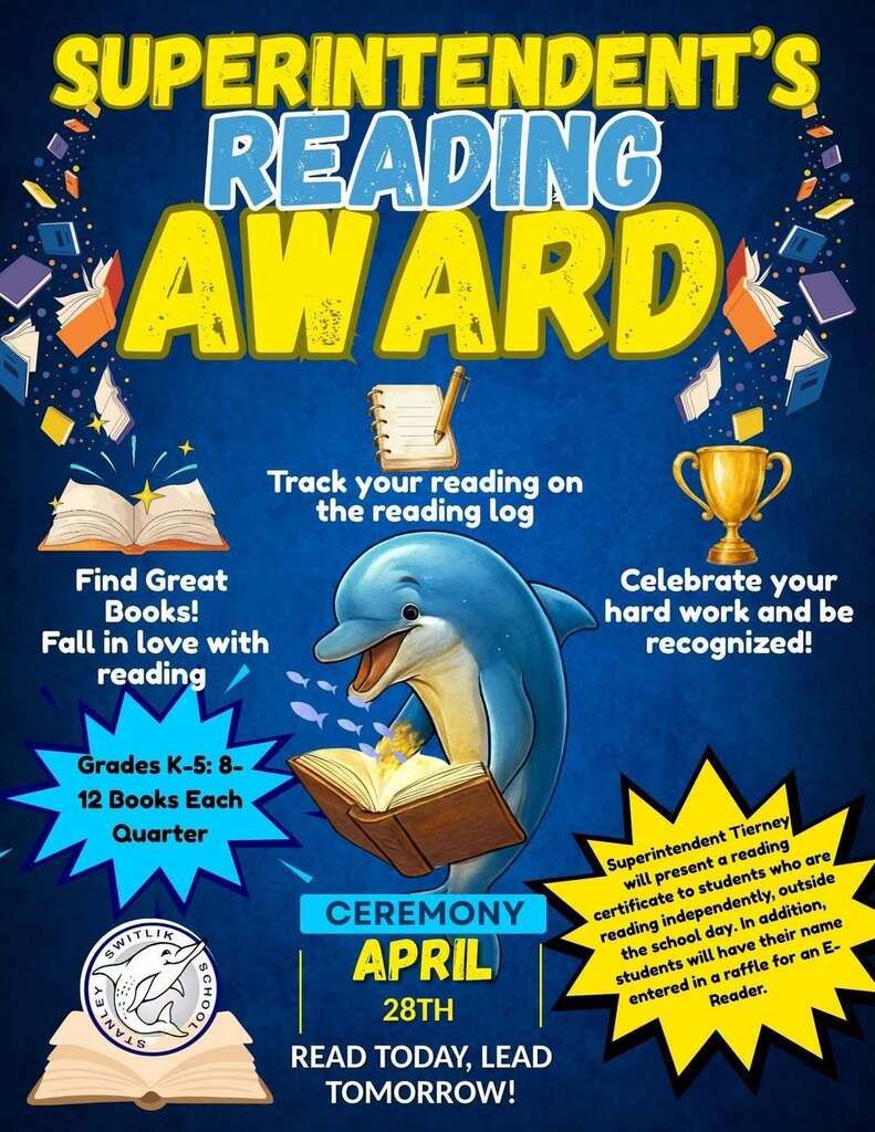 Superintendent's Reading Award - English