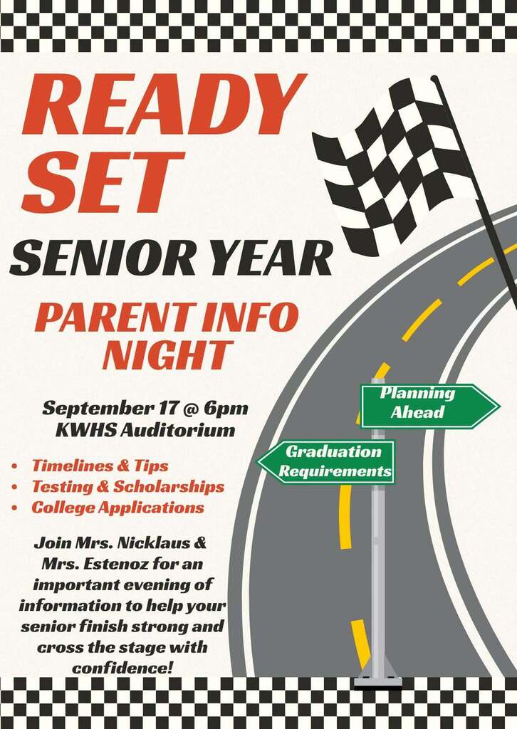 Senior Year Parent Information night