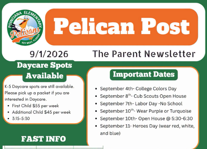 Pelican Post 9/1/2026
