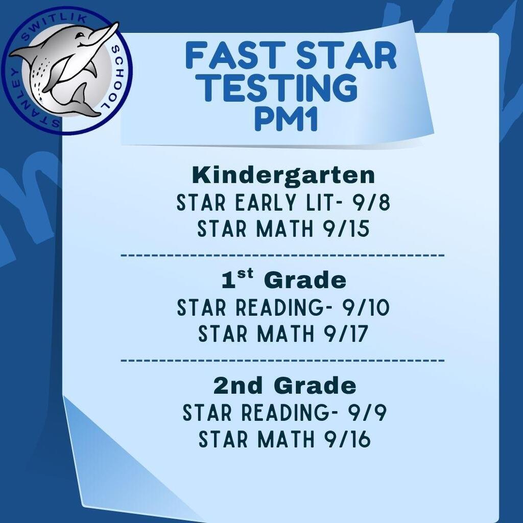 STAR Testing Flyer English