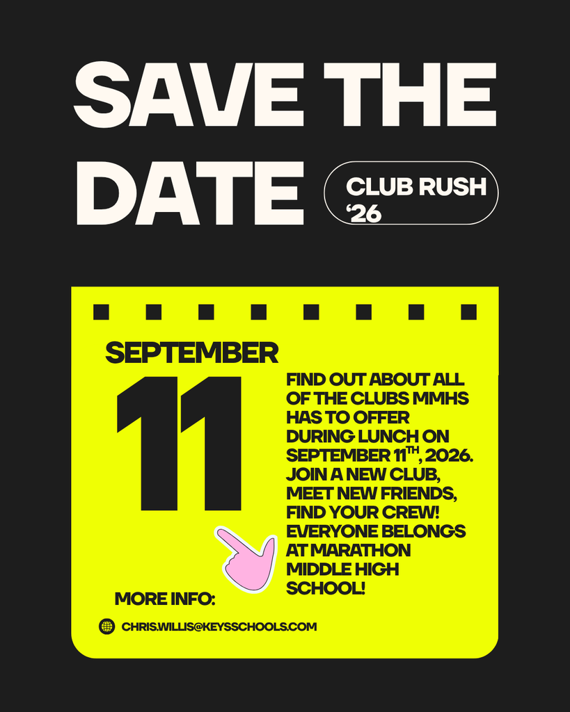 decorative club rush flyer
