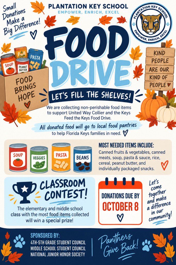 food drive flyer