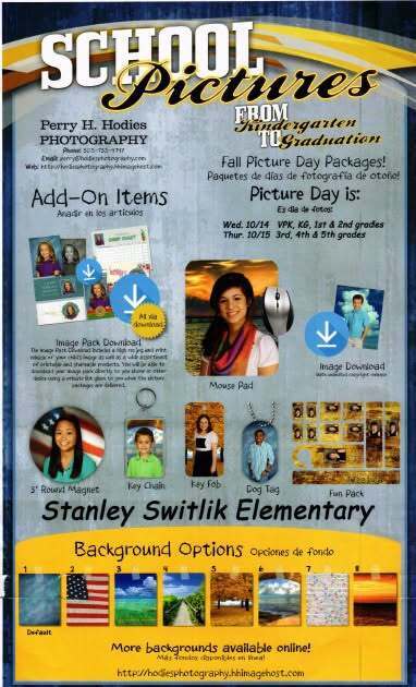 Picture Day flyer page 1