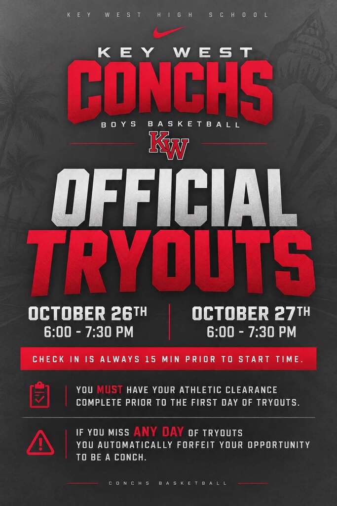 Basketball tryouts Oct 26-27
