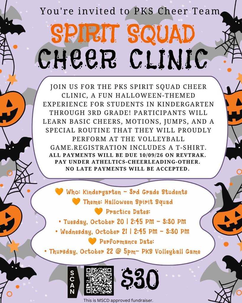 Spirit Squad Cheer Clinic