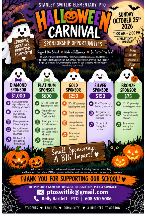 Halloween Carnival Sponsorship Flyer
