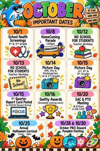 October Important Dates