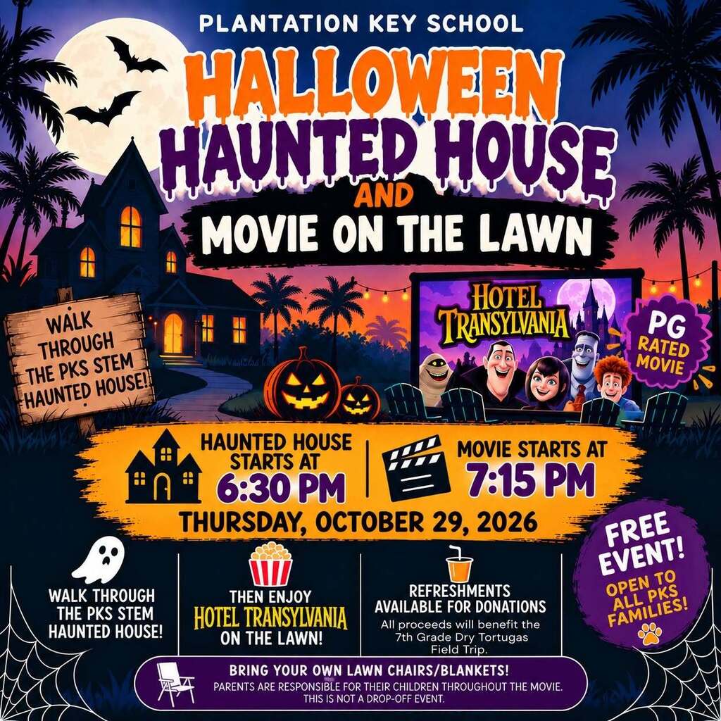 Halloween Event October 29th with haunted house and outdoor movie