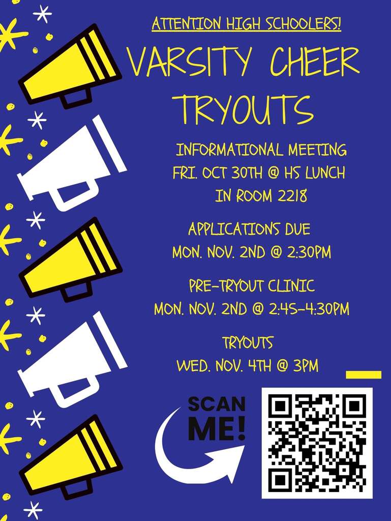 Varsity Cheer Tryouts