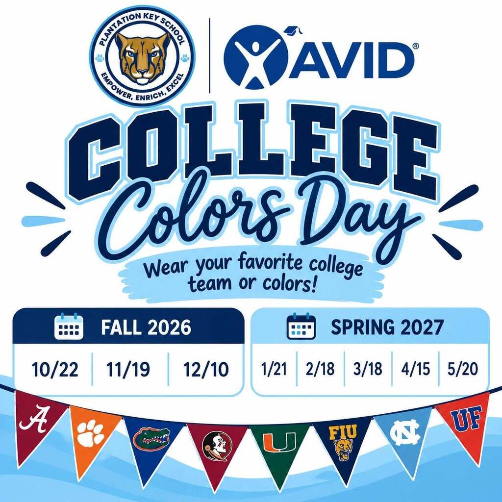 College Colors Days 2026-2027