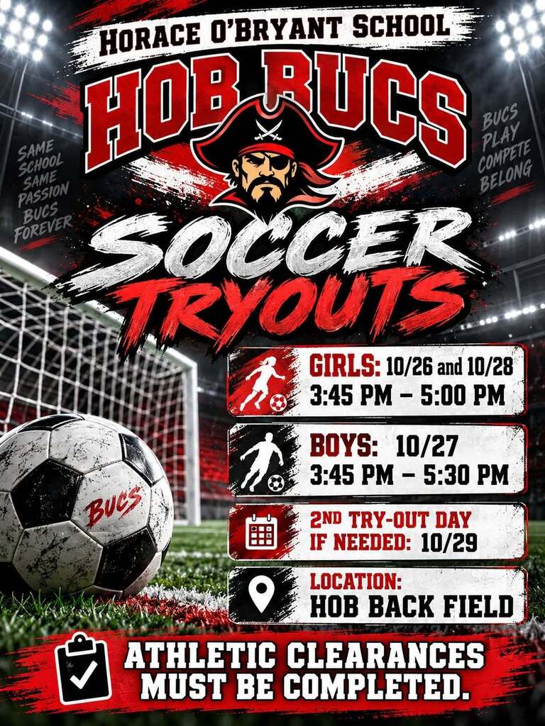 Soccer Tryouts for girls and boys