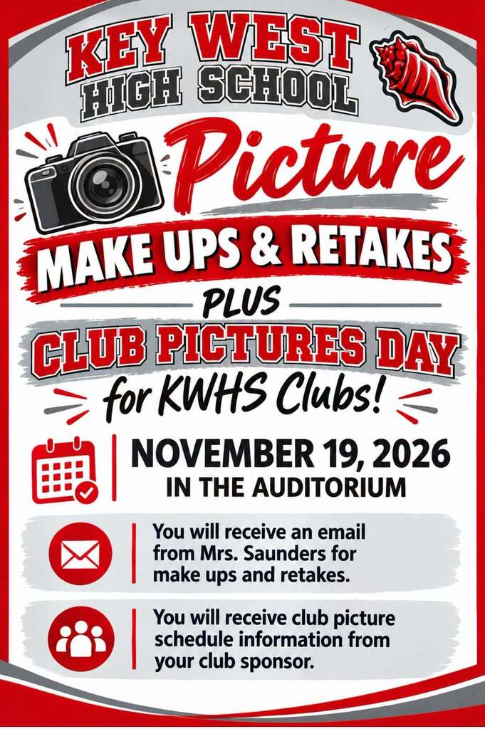 November 19 is Picture make up and retake day as well as Club pictures day
