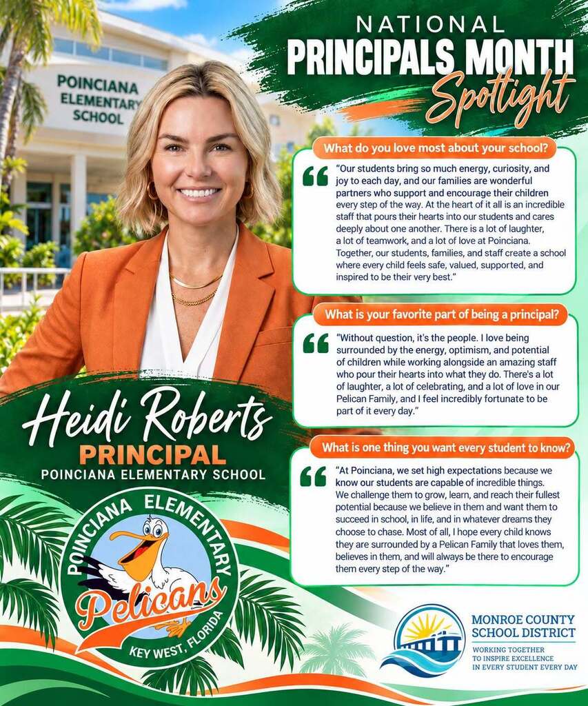 National Principals Month: Heidi Roberts, Poinciana School