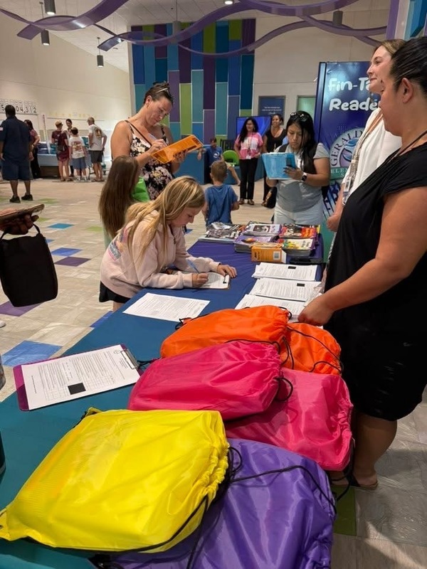 Group of people at open house