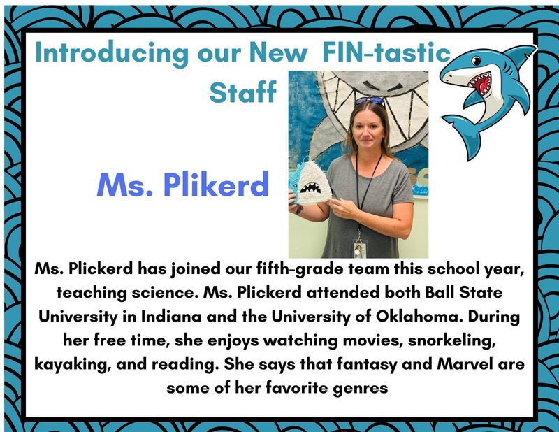 Ms. Plikerd shout out