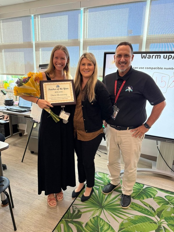 Teacher of the Year, Ms. Hennessey