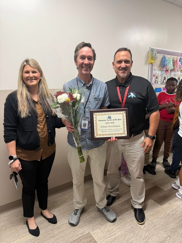 Beginning Teacher of the Year, Mr. Stockman