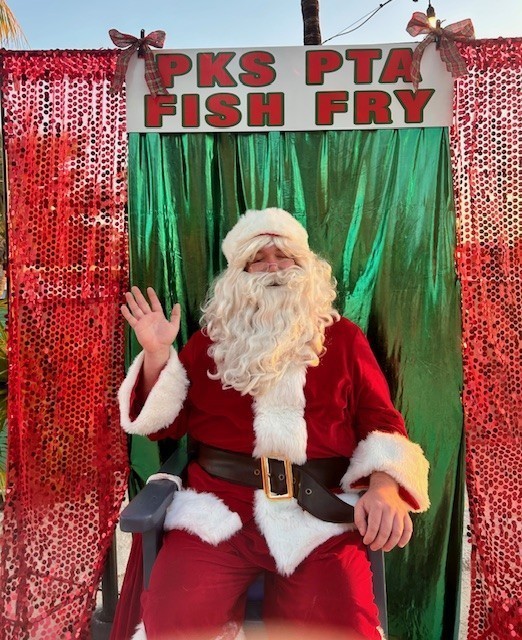 Santa at fish fry