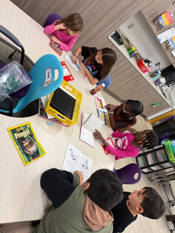 Buddy Reading with First Grade