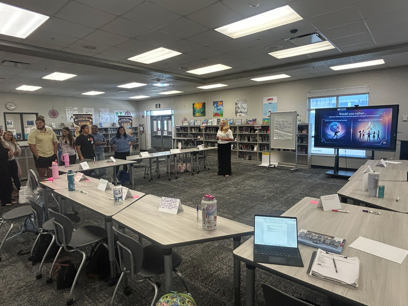 students at leadership summit