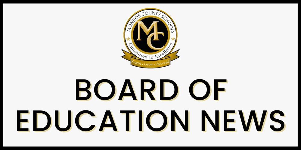 board of education news with logo