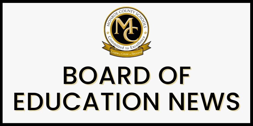board of education news with logo
