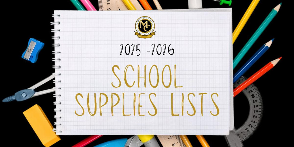 School supply lists with logo