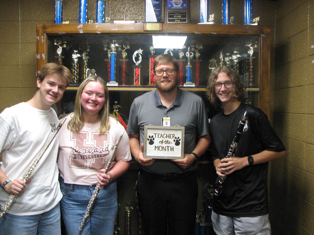 Tyler Allen and Drum Majors