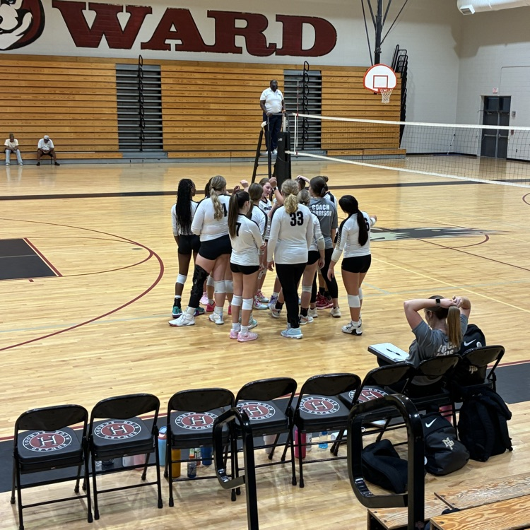 Team huddle.
