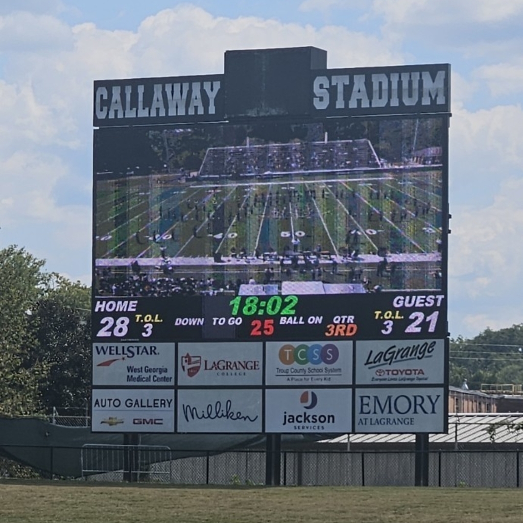 halftime score