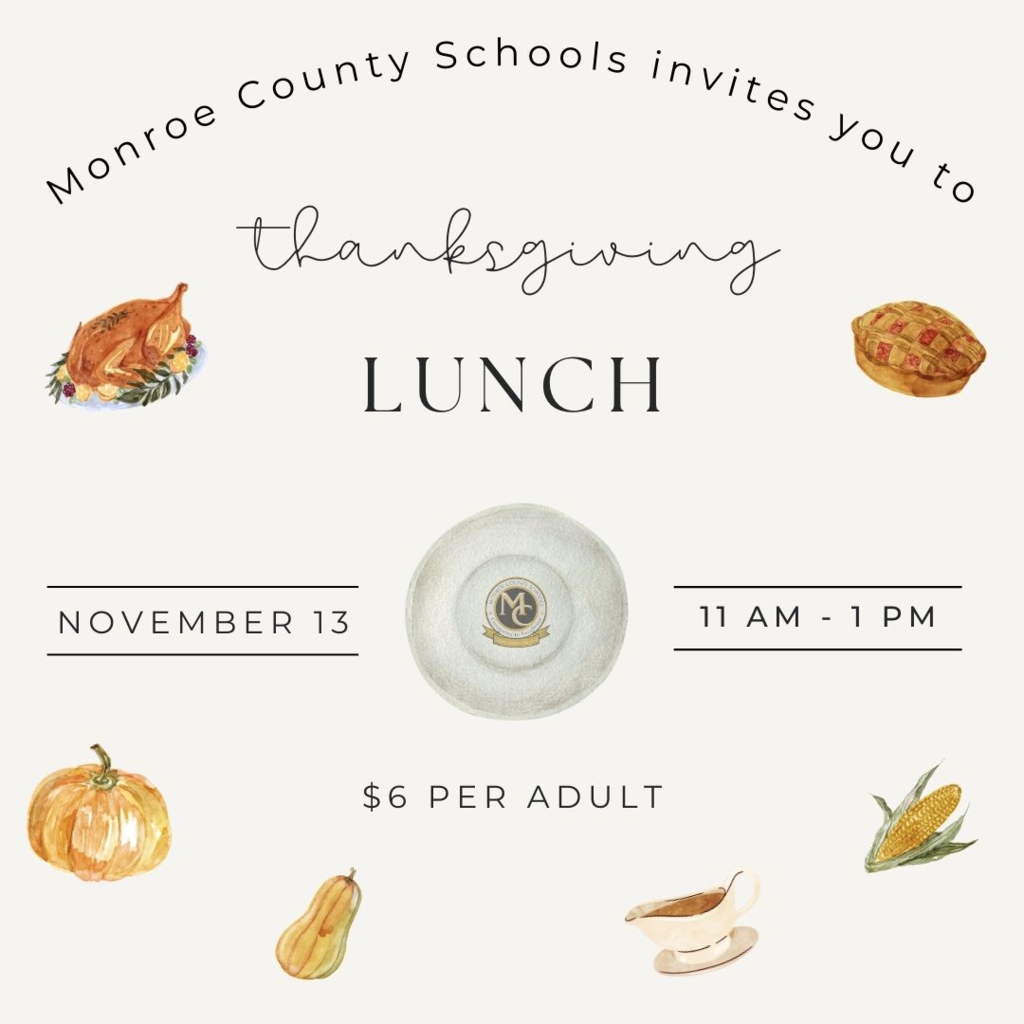 Thanksgiving Meal with Your Child nov 13 $6