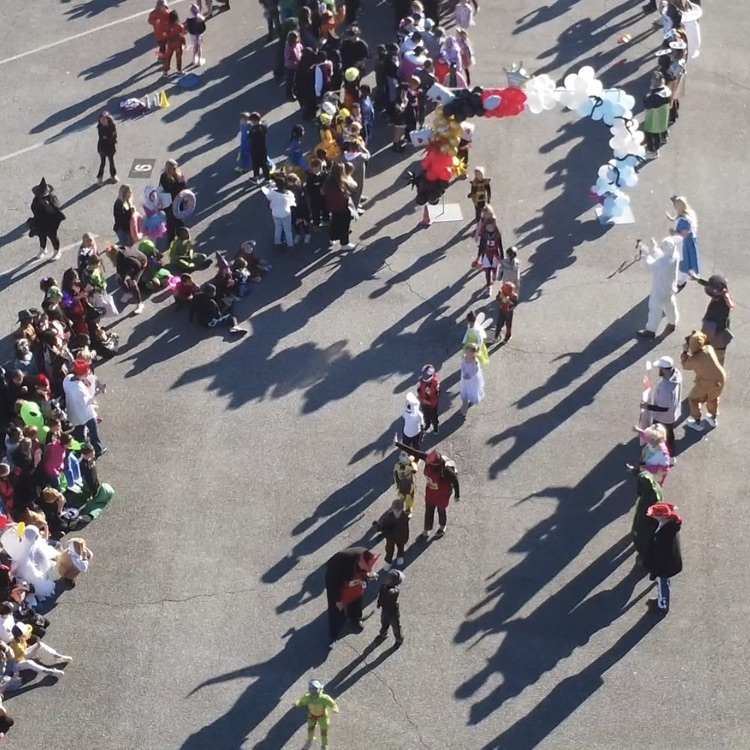KB Sutton Elementary celebrated our annual Costume Parade on Friday. Our parking lot was filled with creativity, laughter, and so many amazing costumes today!
