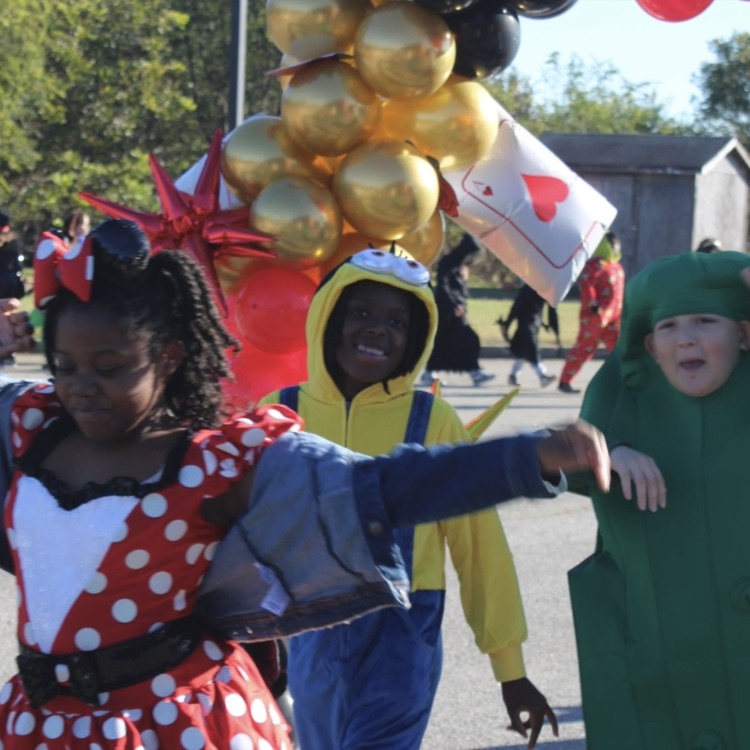 KB Sutton Elementary celebrated our annual Costume Parade on Friday. Our parking lot was filled with creativity, laughter, and so many amazing costumes today!