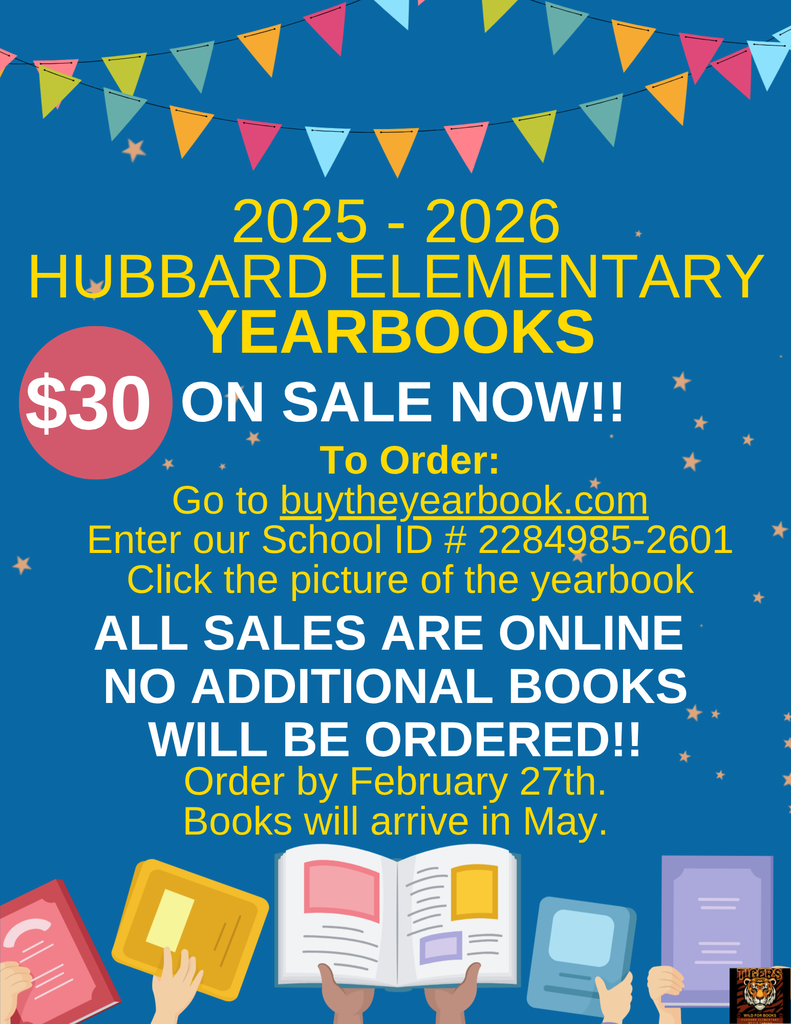 HES 2025 - 2026 Yearbooks flyer